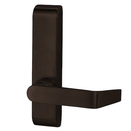 Electrified Lever Trim With Blank Escutcheon, Fail Secure, 06 Lever Style, Dark Oxidized Satin Bronz